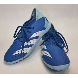 Youth Size 5 Adidas Predator Accuracy.3 Fg Blue Soccer Turf Cleats